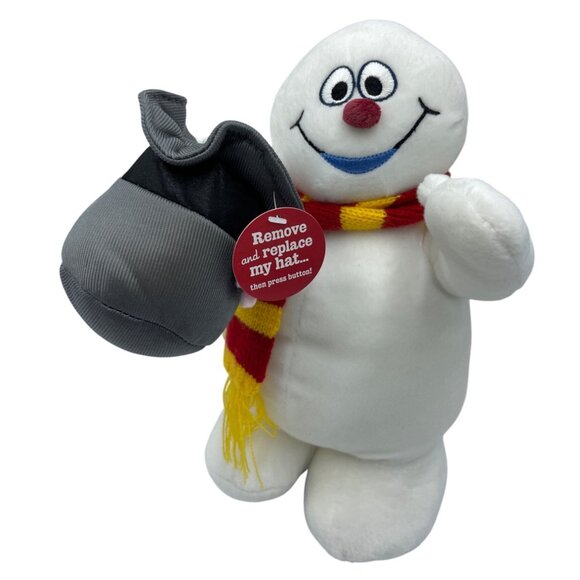 Hallmark Frosty The Snowman Singing Dancing Spinning Christmas Plush Tested - Picture 3 of 16